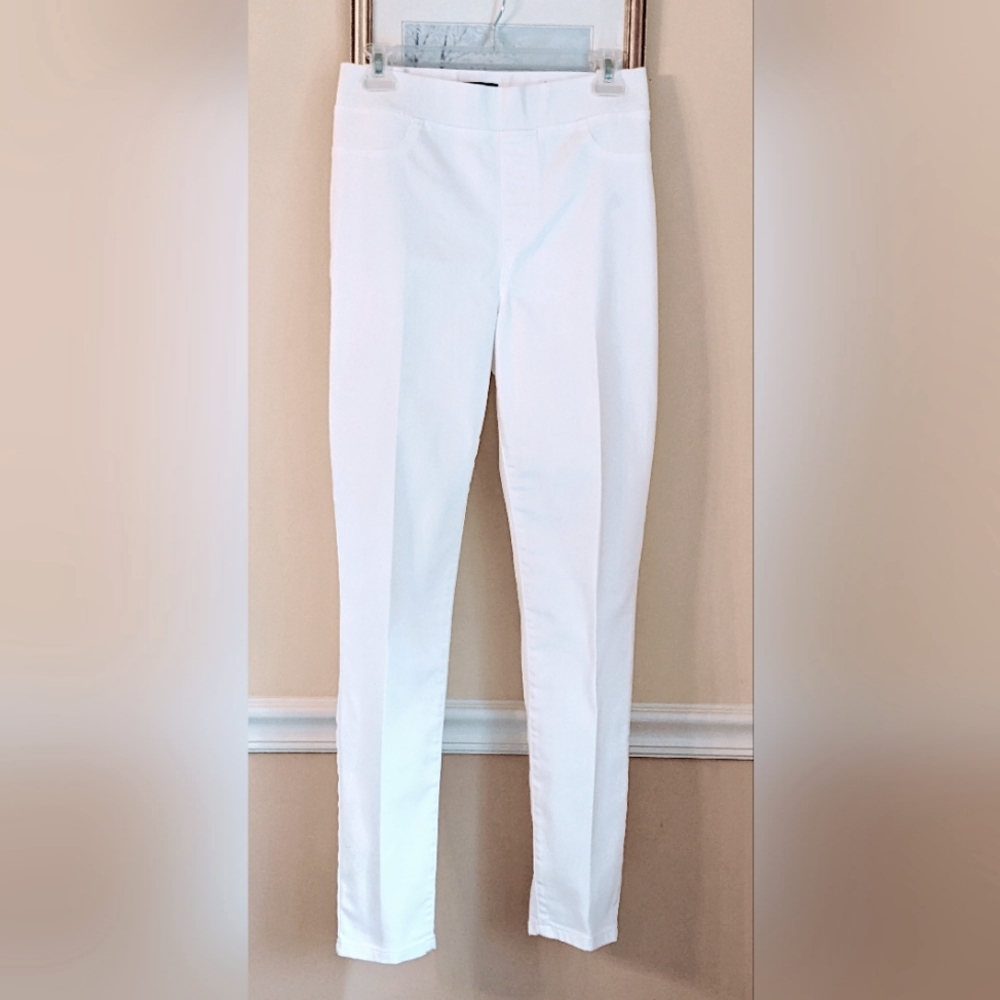 Talbot's White Pull on White Pants NWOT